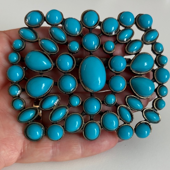 Jewelry - Vintage Turquoise Statement Brooch